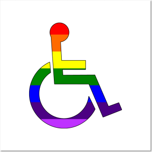 Disabled LGBT Pride Posters and Art